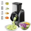 Electric Vegetable Slicer and Cheese Grater with 4 Stainless Steel Blades M5015