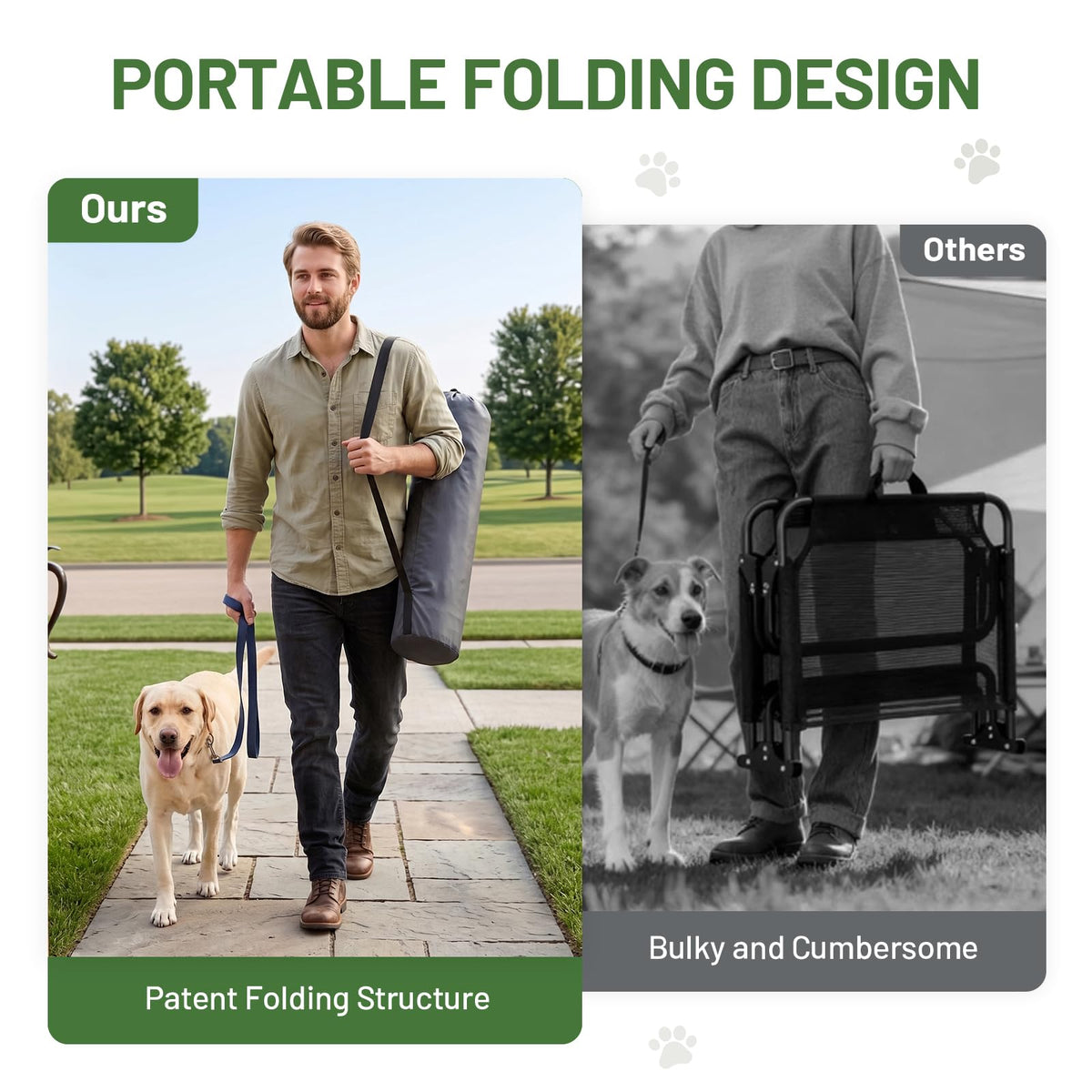 Elevated Cooling Dog Bed with Breathable Mesh A736