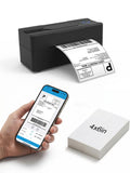 Bluetooth Thermal Shipping Label Printer 4x6 Black A256560