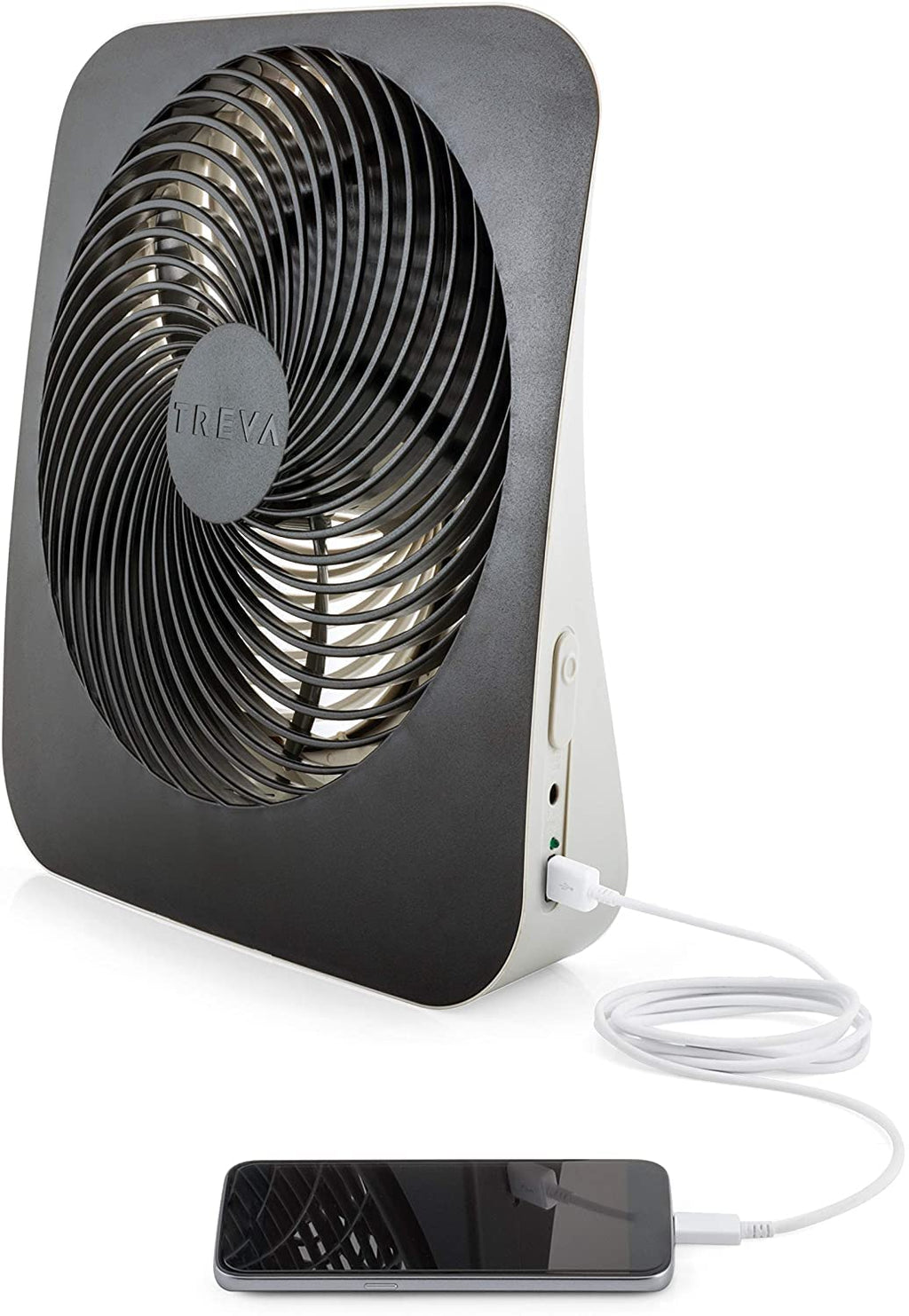 10 in Portable Desk Fan 2-Speed with USB Port G5386