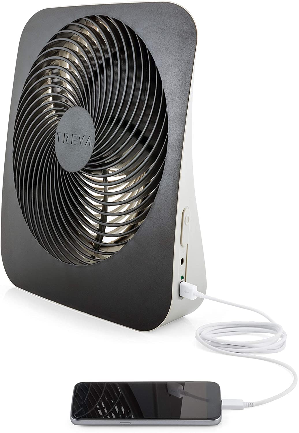 10 in Portable Desk Fan 2-Speed with USB Port G5386