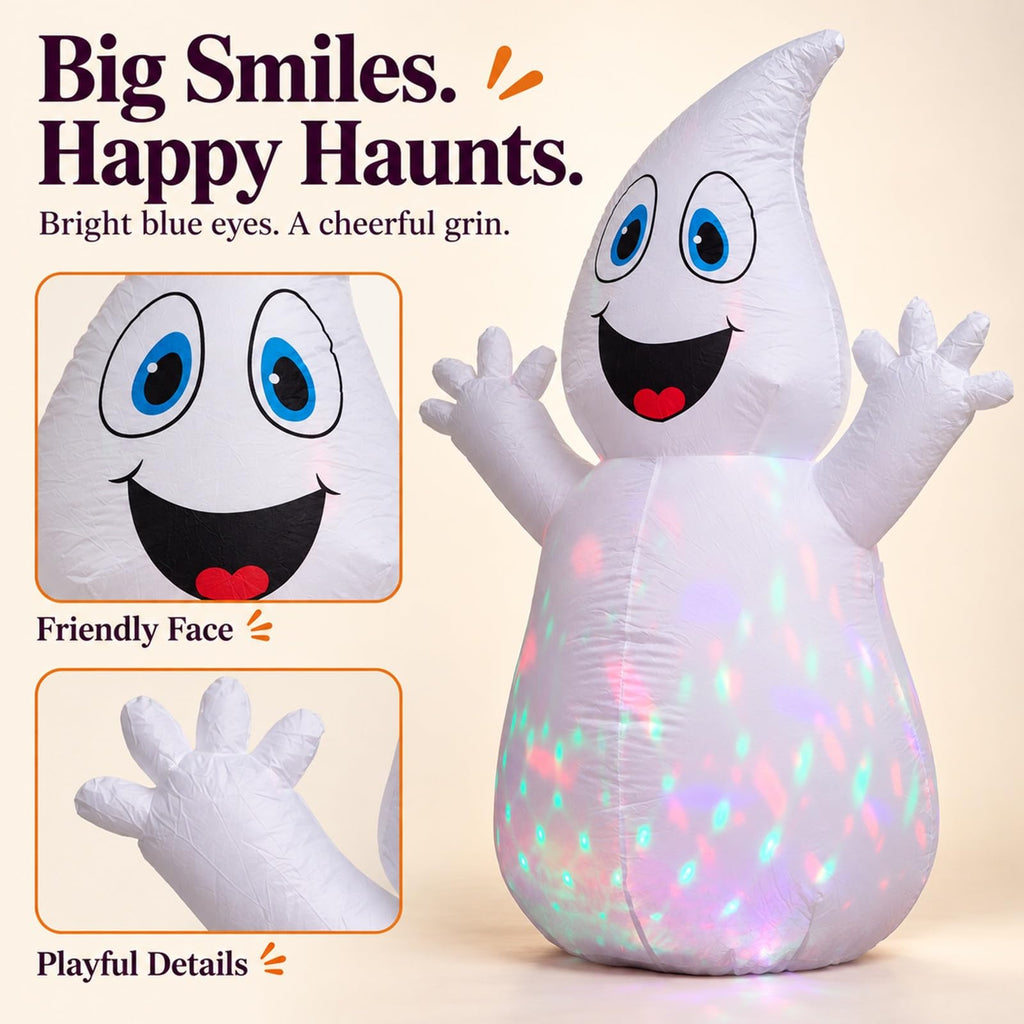 5.5 FT Inflatable Ghost with Light W131