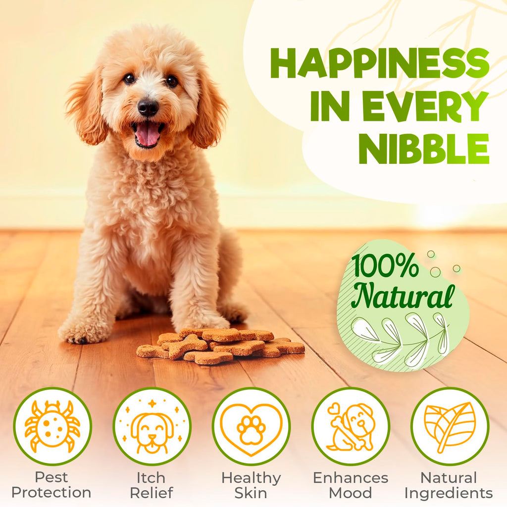 Chicken Flavour Flea and Tick Dog Chews 150 Count O1361