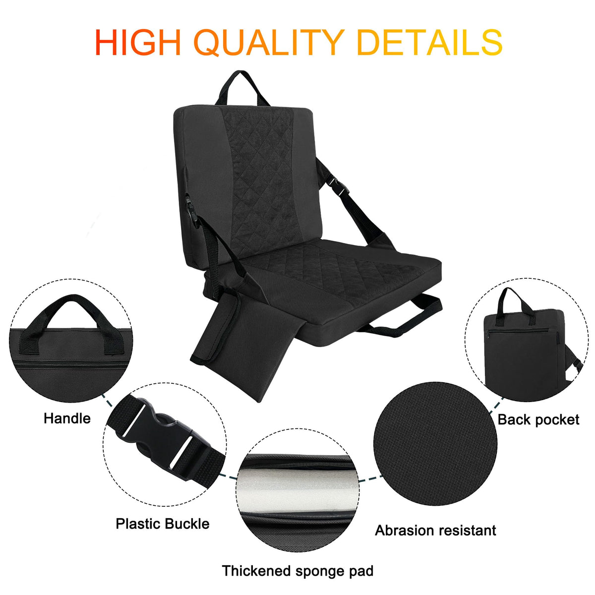 Warm Seat Cushion with Back Support R7314