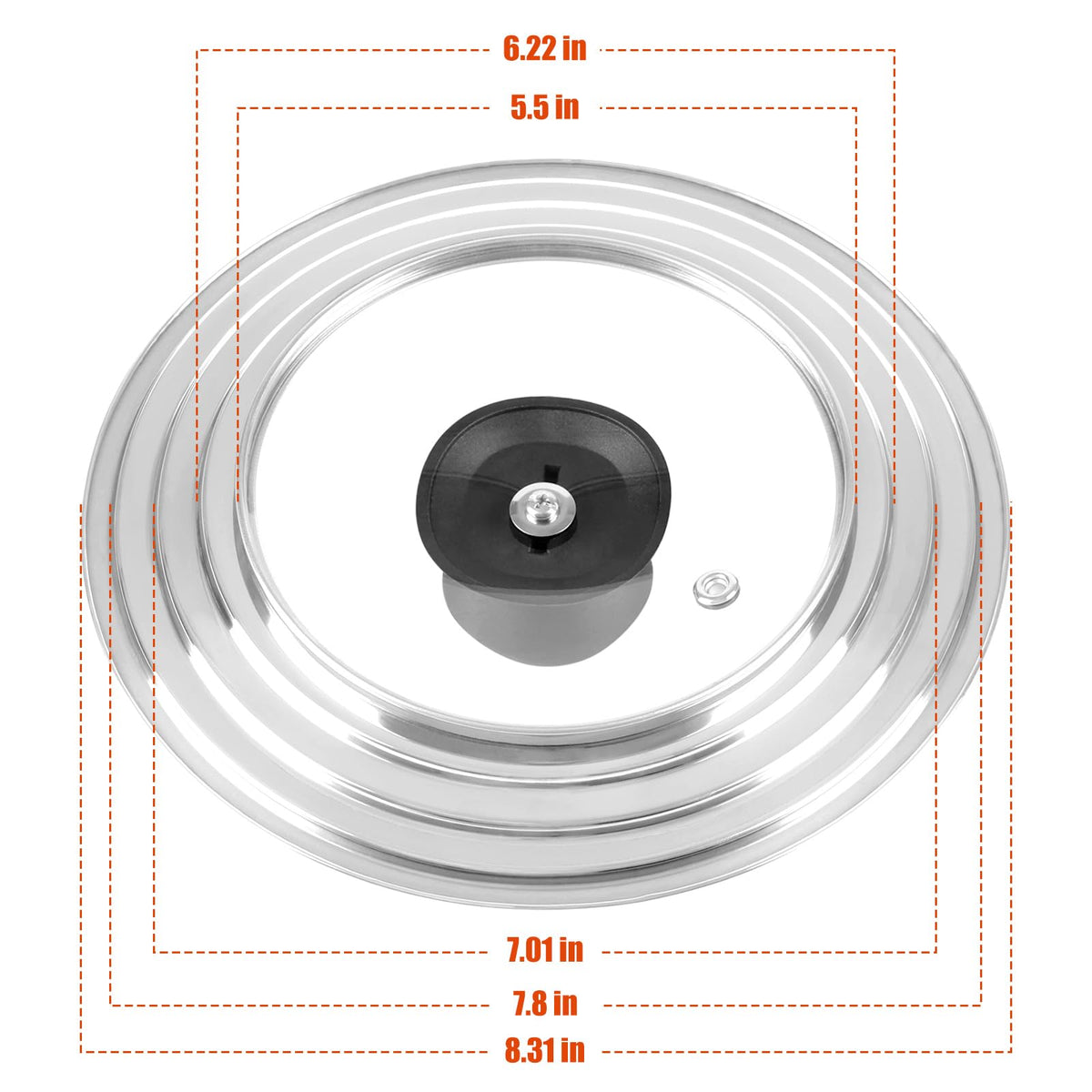 Tempered Glass Cookware Lids Y11555