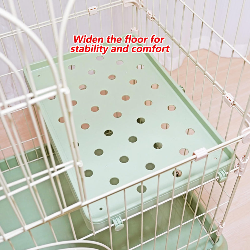3/4-Tier Wire Cat Cage Playpen Kennel with Hammock O6555