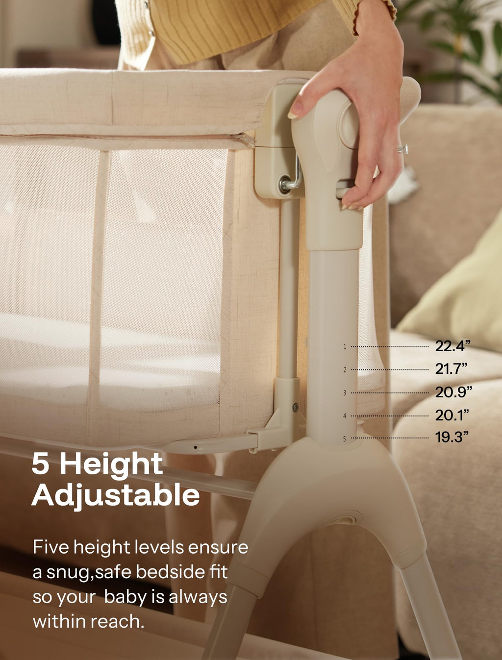 Baby Bassinet Bedside Sleeper J4118