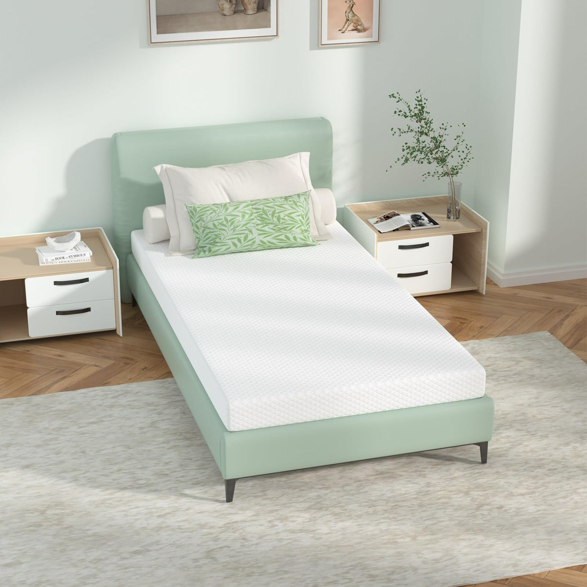 5 inch Gel Memory Foam Twin Mattress W867