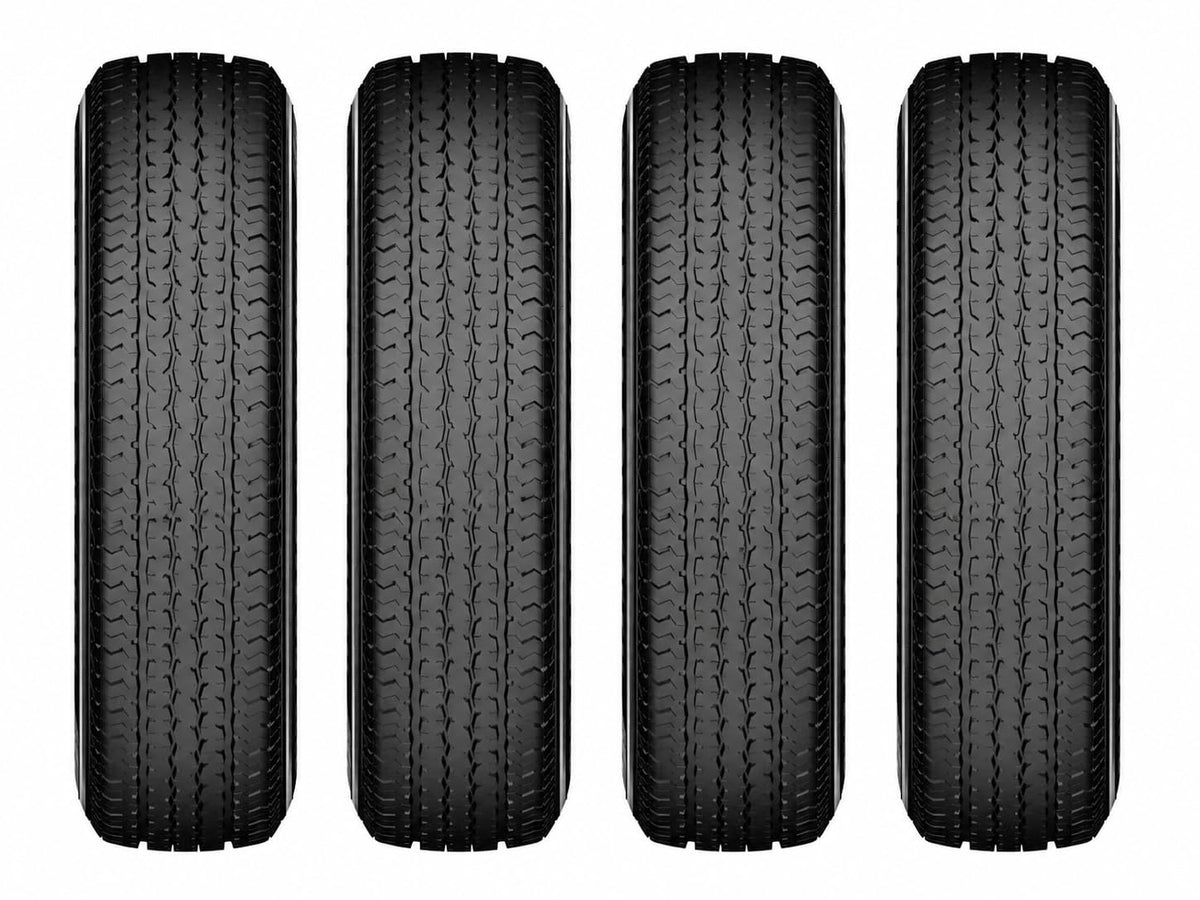 4 ST205/75R15 10PR Steel Belted Radial Trailer Tire M4482