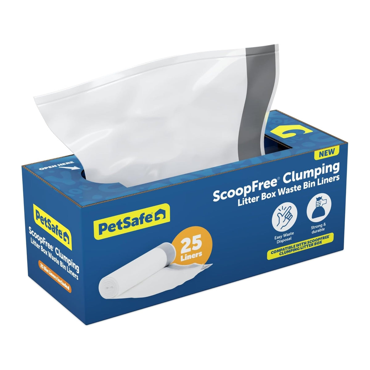 25 Count Litter Box Waste Bin Liners N245