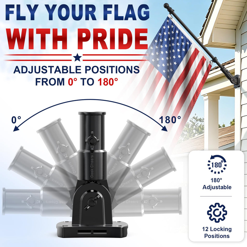 Heavy Duty Stainless Steel Flag Pole Holder B6270