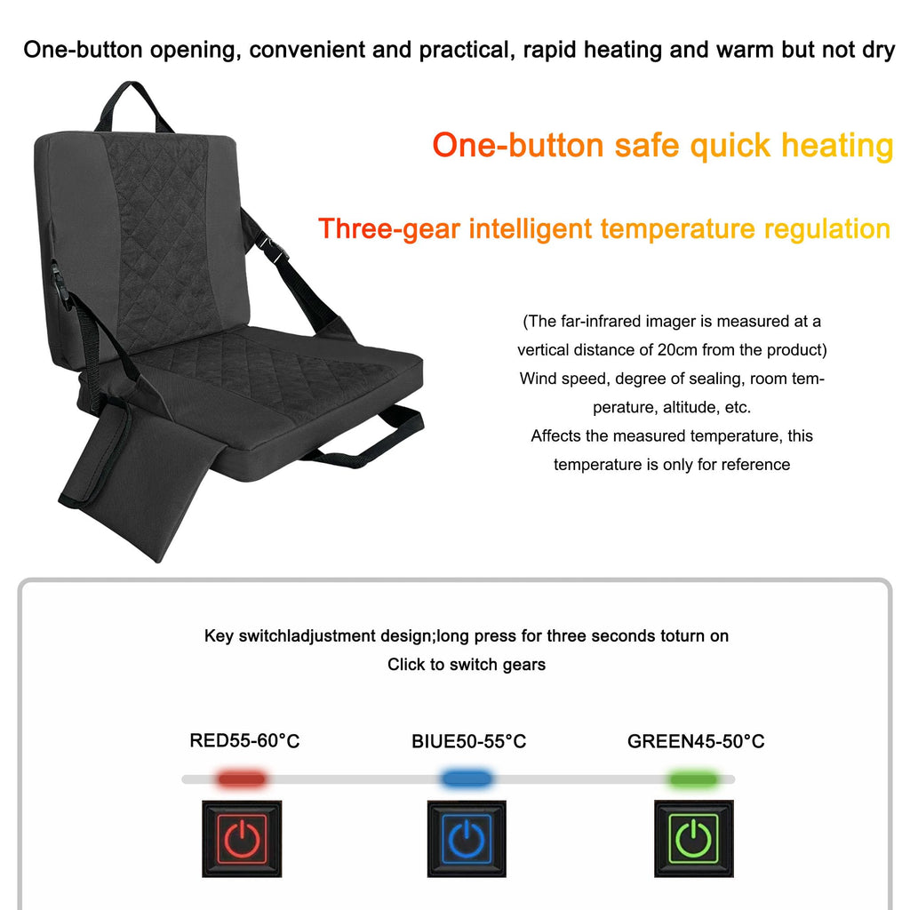 Warm Seat Cushion with Back Support R7314