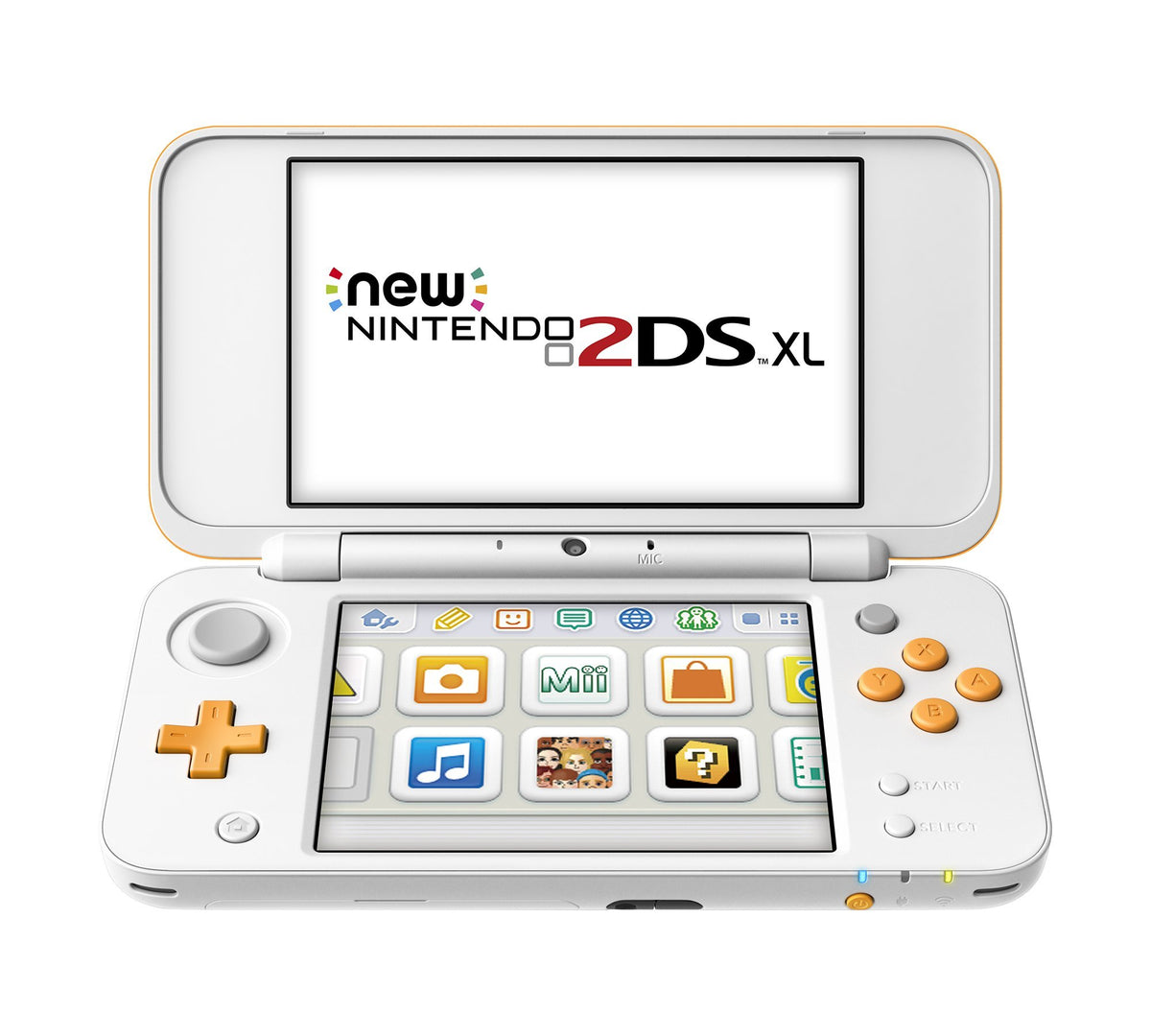 White Orange 2DS XL Console P854599