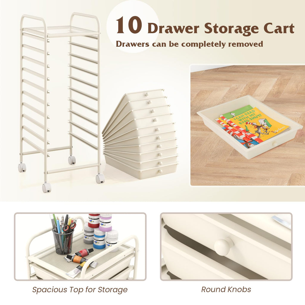 10 Drawer Storage Cart X983272