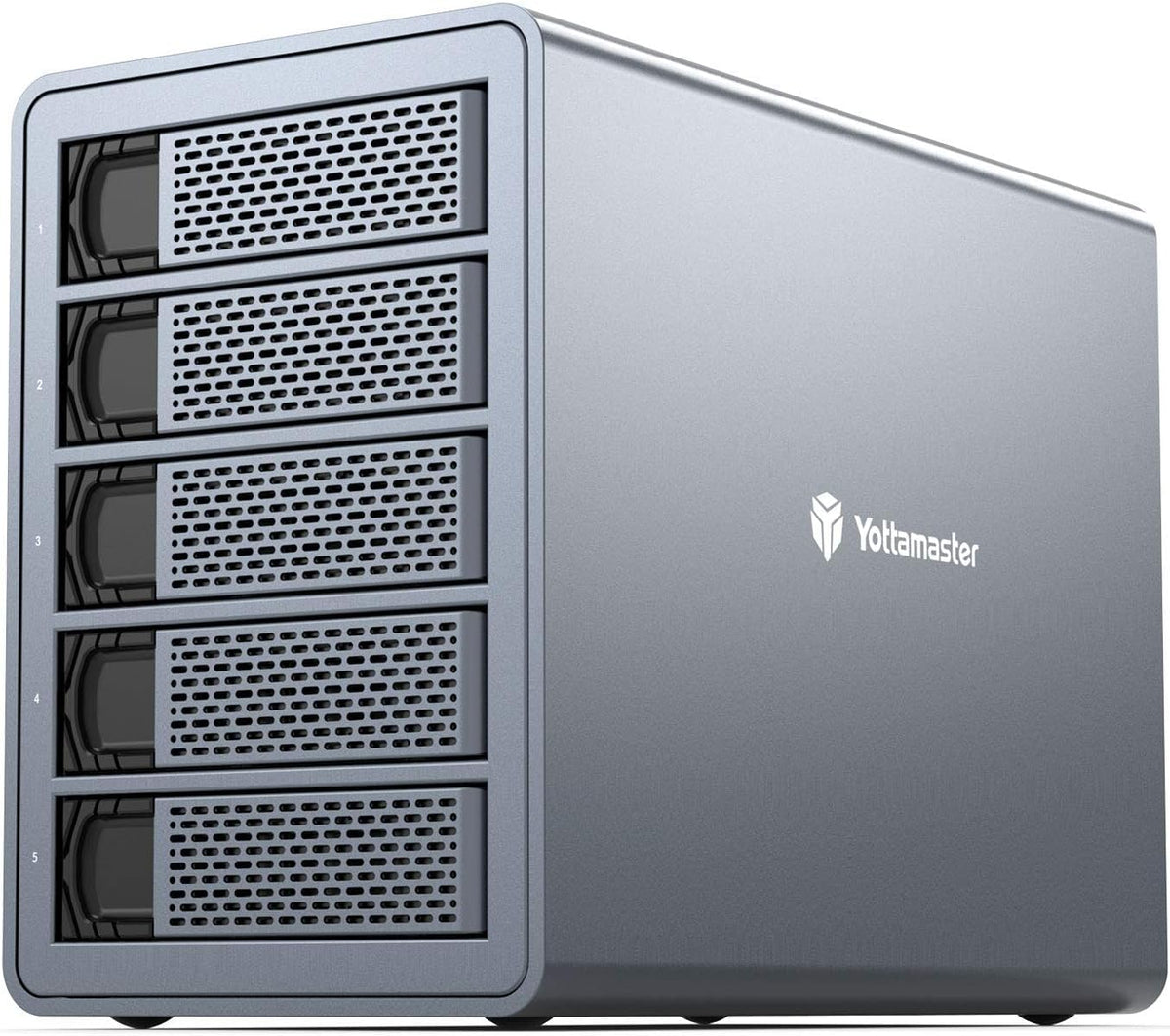 5 Bay Aluminum USB3.0 RAID Hard Drive Enclosure F253278