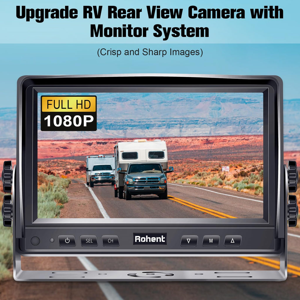 7" Split Screen Dual Backup Camera System P5938