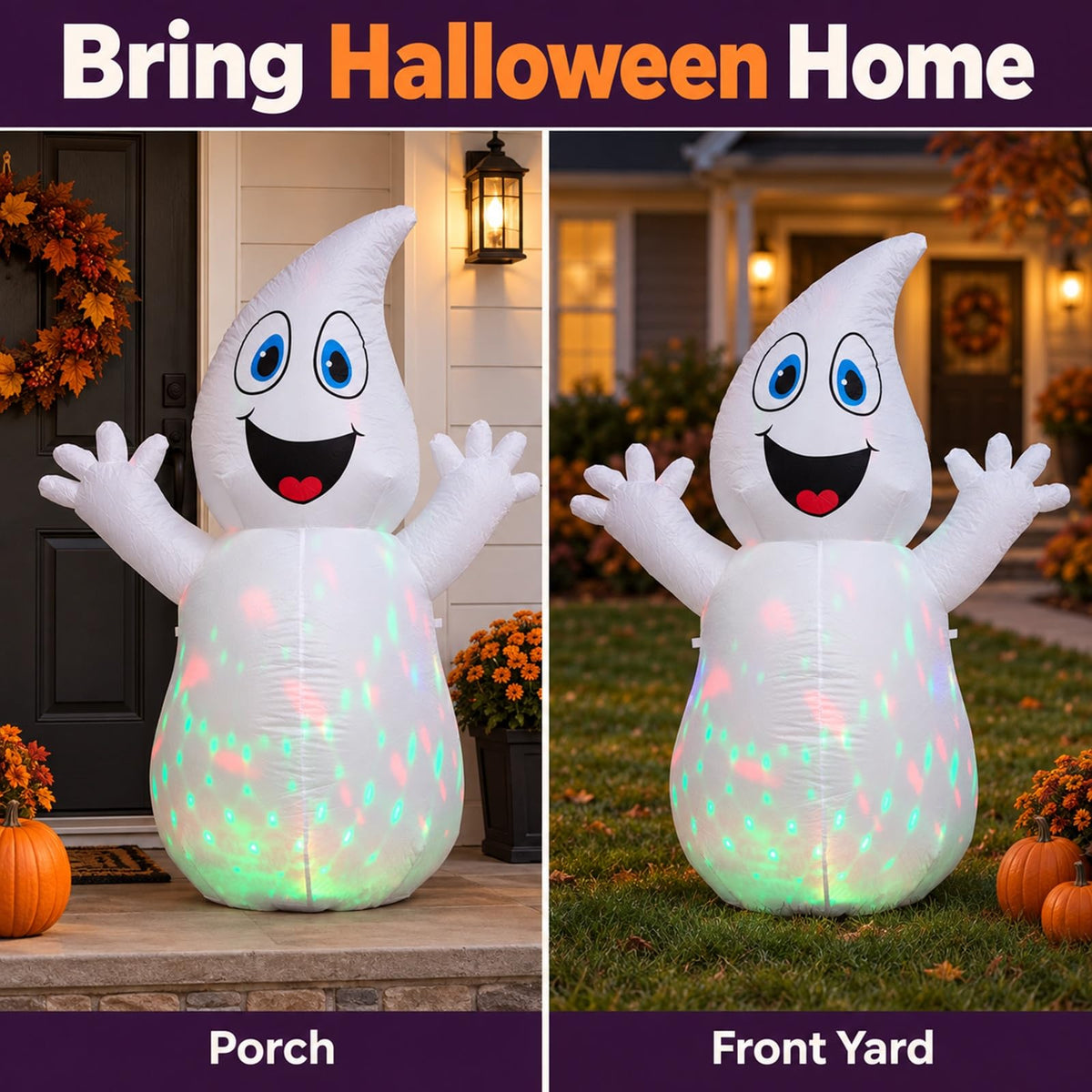 5.5 FT Inflatable Ghost with Light W131