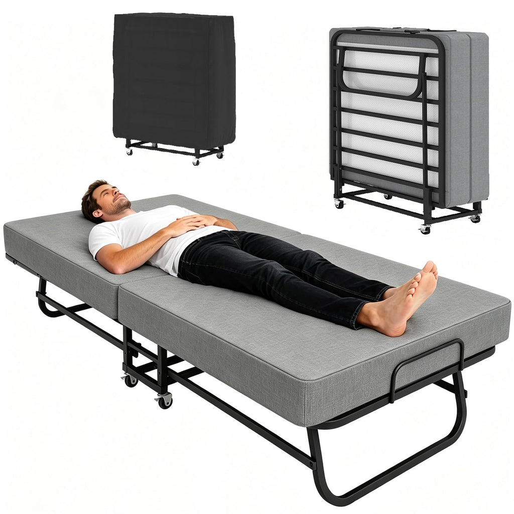 Folding Bed on Wheels 75" x 31" N979898