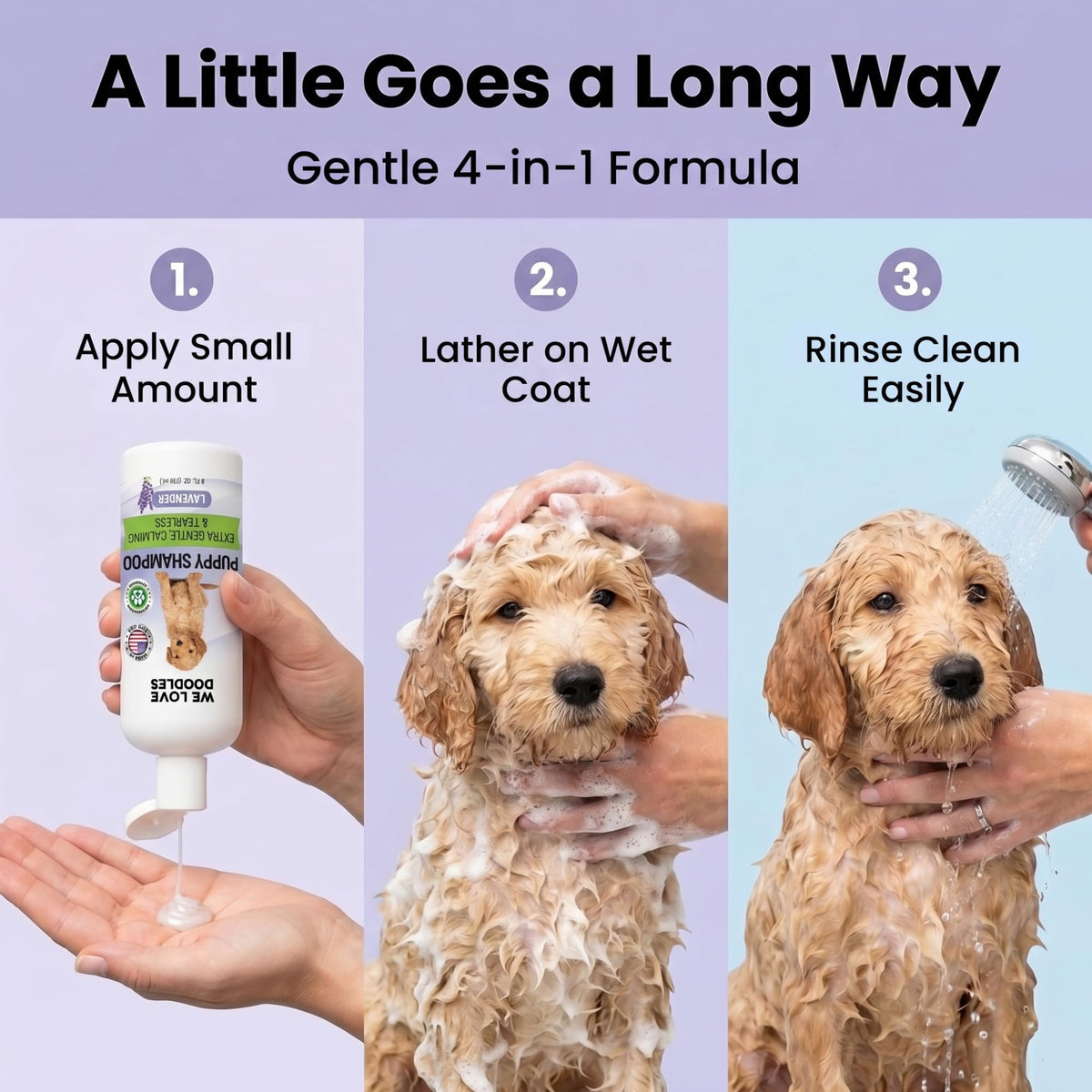 Tearless Hypoallergenic Puppy Shampoo & Conditioner 8 oz V935910