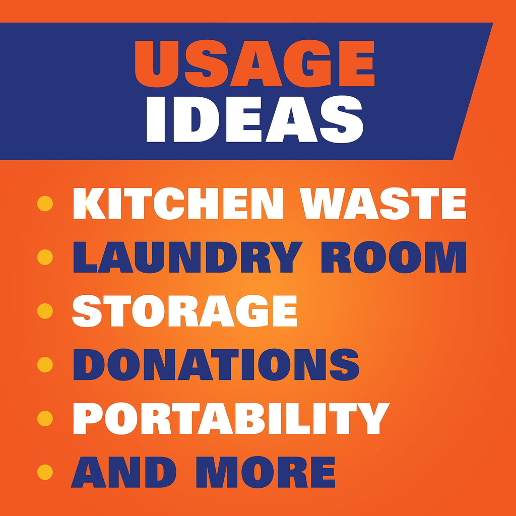 13 Gal Black Kitchen Trash Bags 80ct I76564