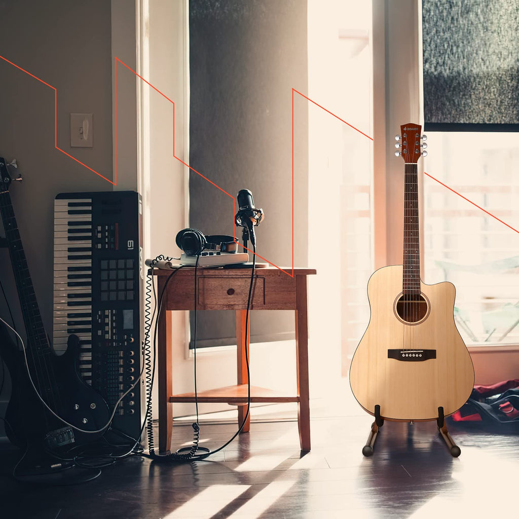 Wooden A Frame Folding Guitar Stand V2842