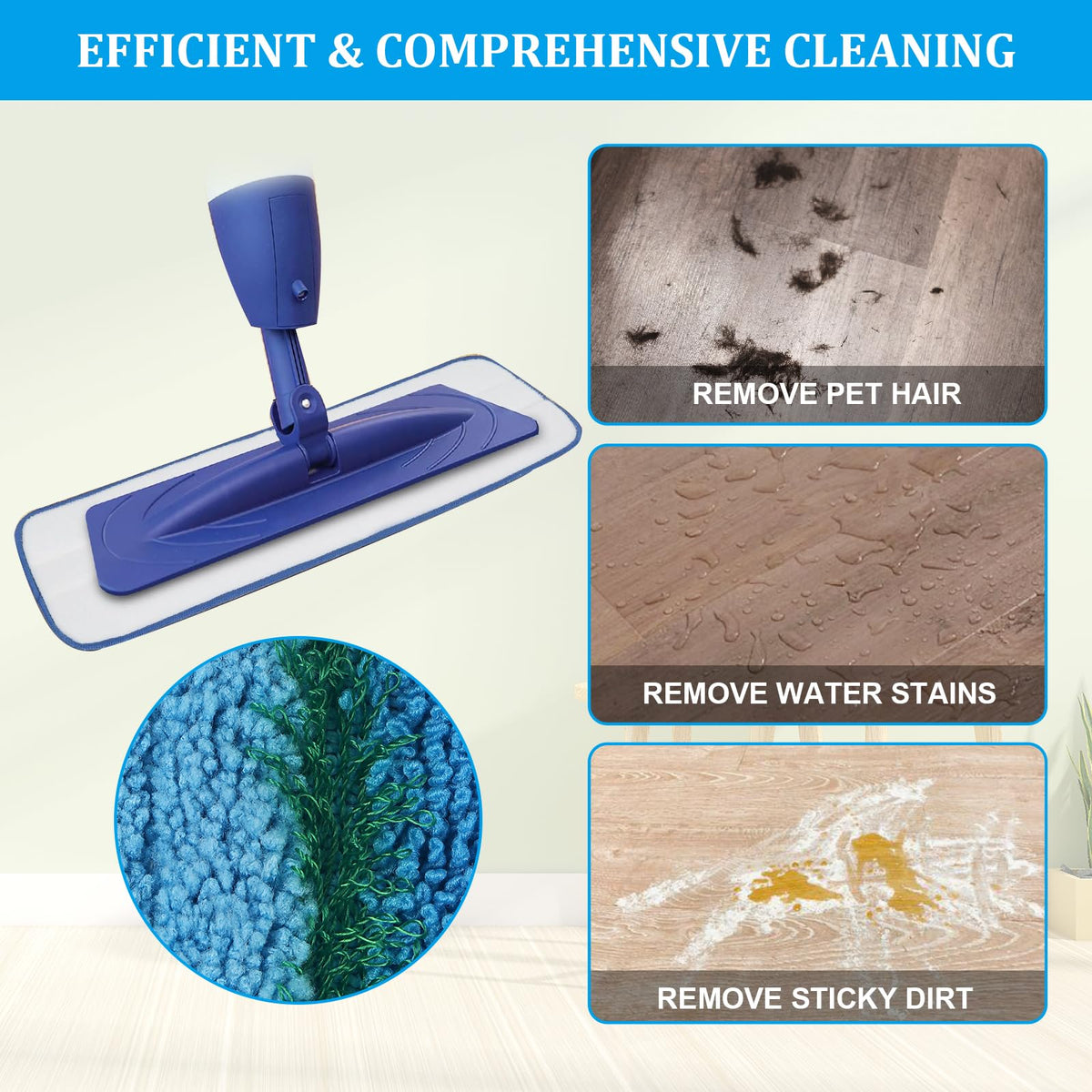 Washable Reusable Mop Pads Y365646