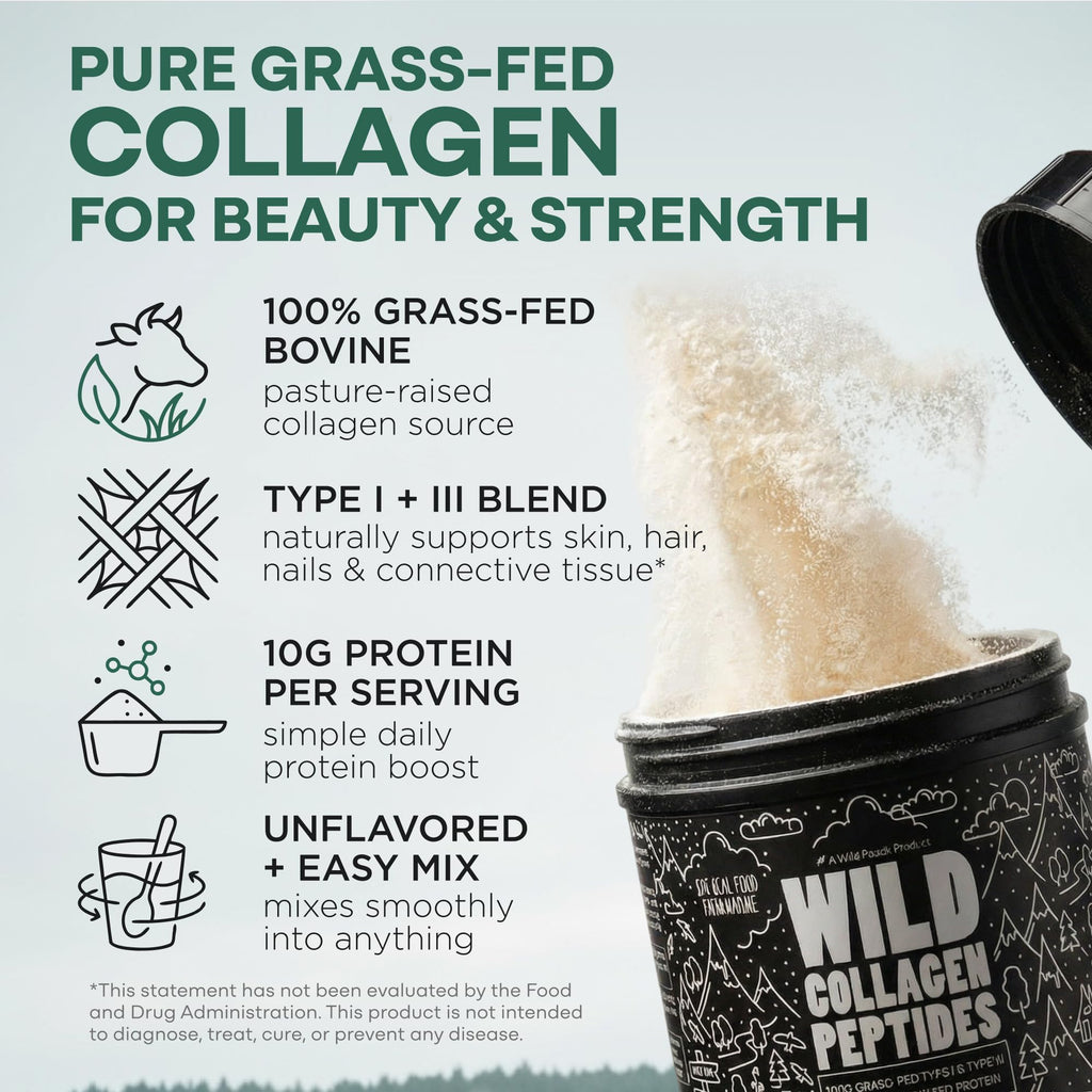 Collagen Peptides Powder Grass-Fed Hydrolyzed 16oz Z1360
