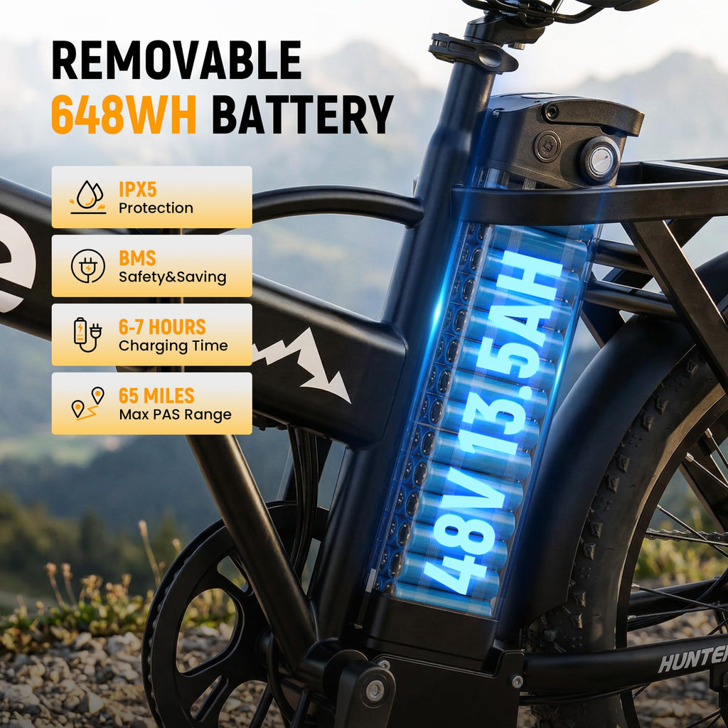 Foldable Electric Bike with 20" Fat Tires P18790