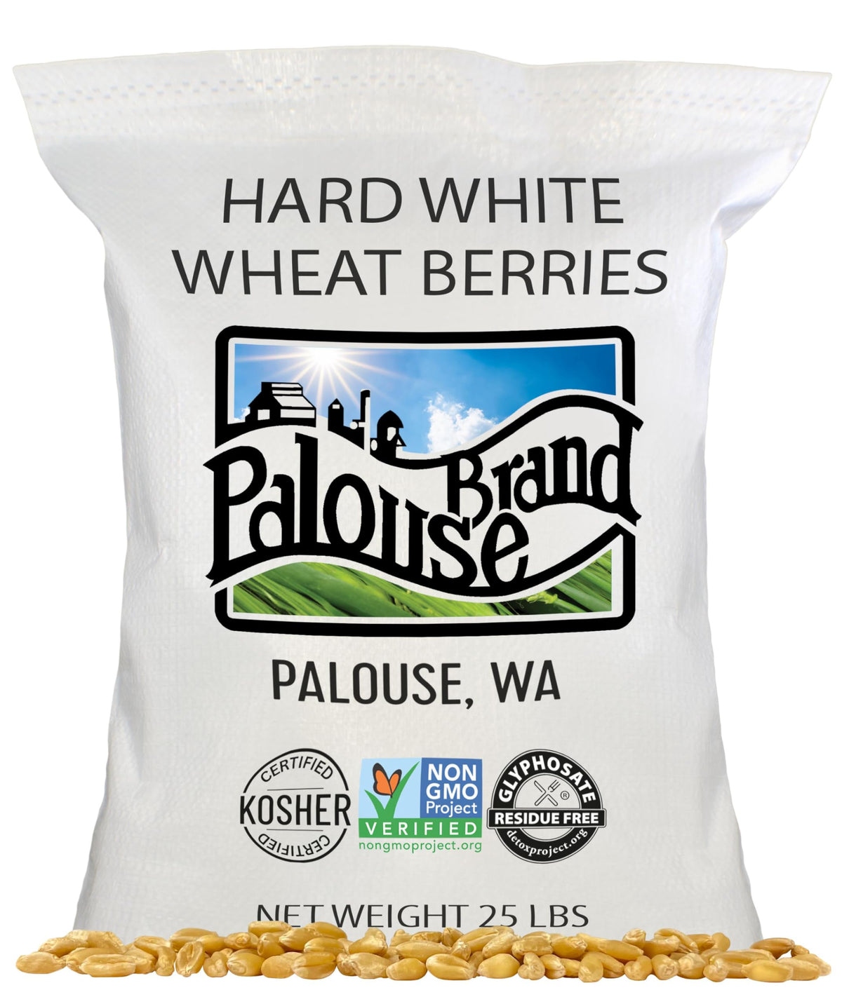 Hard White Wheat Berries 25 lbs O6562