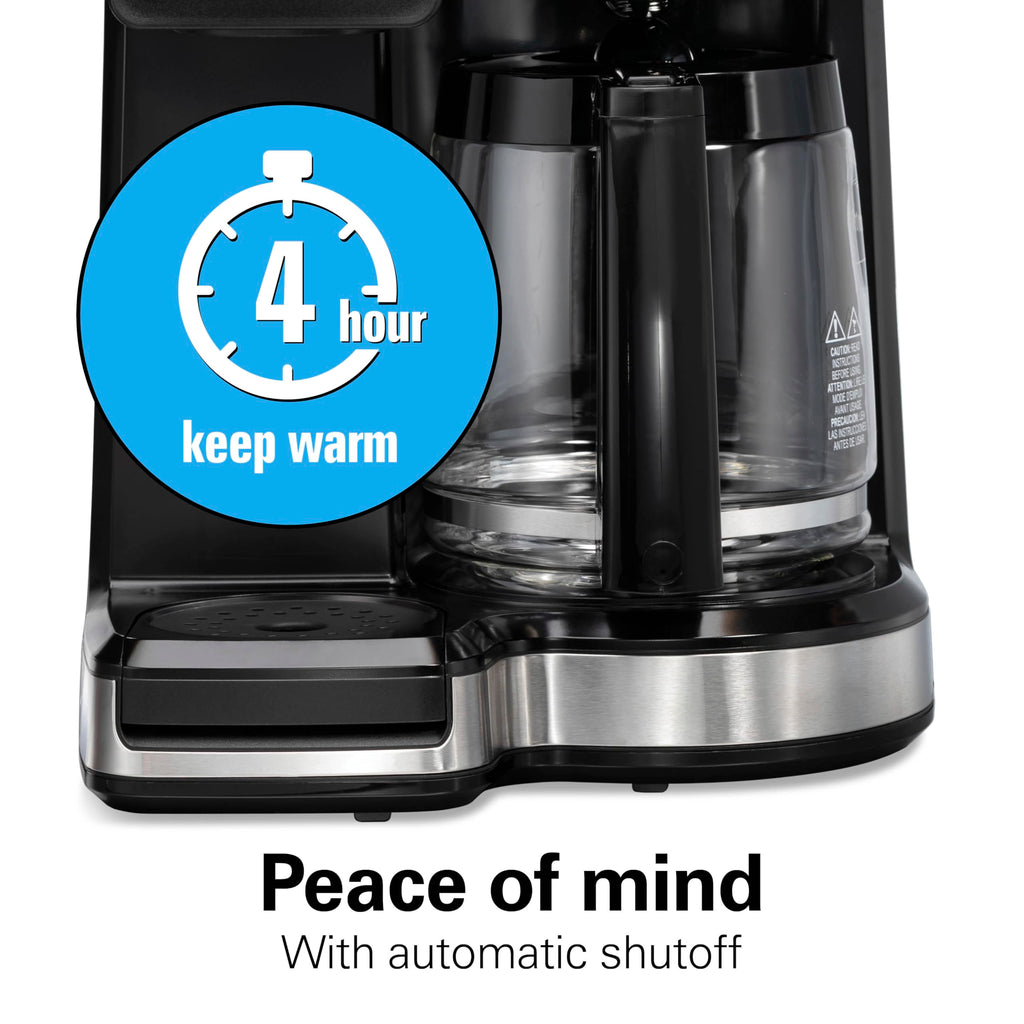 2-Way Drip Coffee Maker & Single Serve Coffee Machine T61611