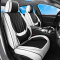 Black White Car Seat Covers Full Set I4510