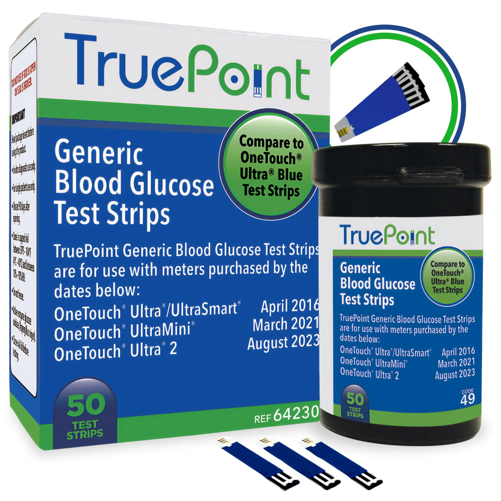 Blood Glucose Test Strips 50 Count Y648
