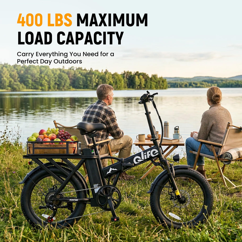 Foldable Electric Bike with 20" Fat Tires P18790