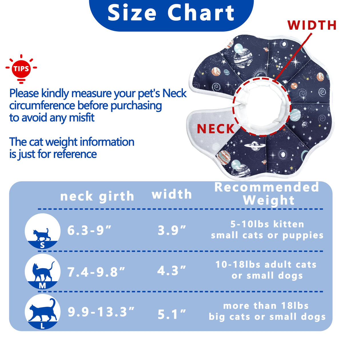 Adjustable Cat Recovery Collar G607587