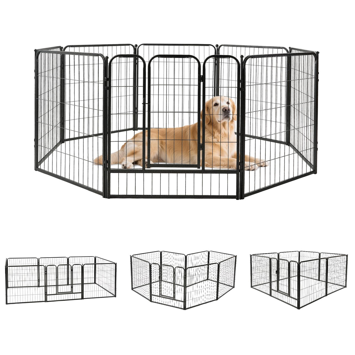 Heavy Duty 16 Panel Metal Pet Playpen H807190