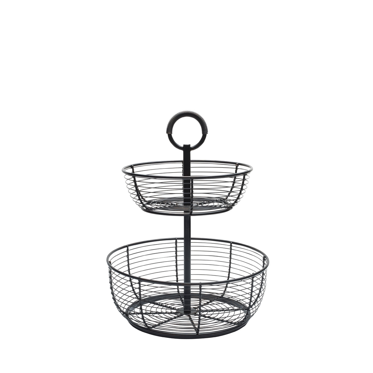 3-Tier Metal Floor Standing Fruit Storage Basket U324283
