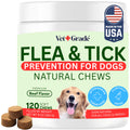Chewable Flea and Tick Prevention for Dogs 120 Chews Beef C33813