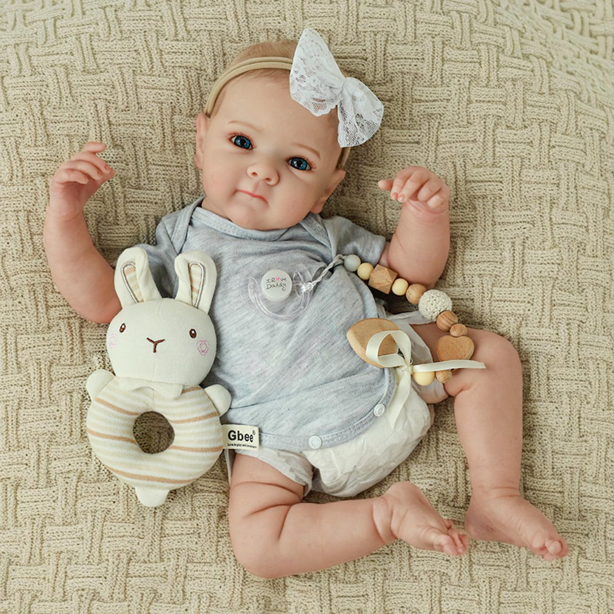 20 Inch Lifelike Full Vinyl Body Girl Baby Dolls Y797