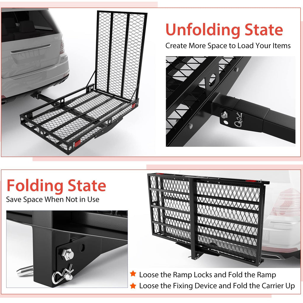 Hitch Cargo Carrier with Ramp R225402