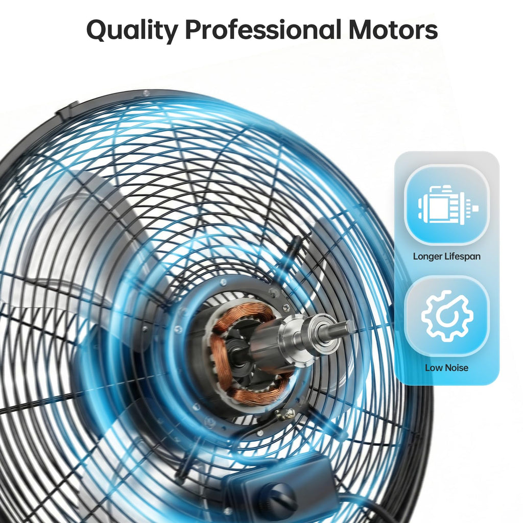18 Inch Heavy Duty High Velocity Pedestal Fan B709698