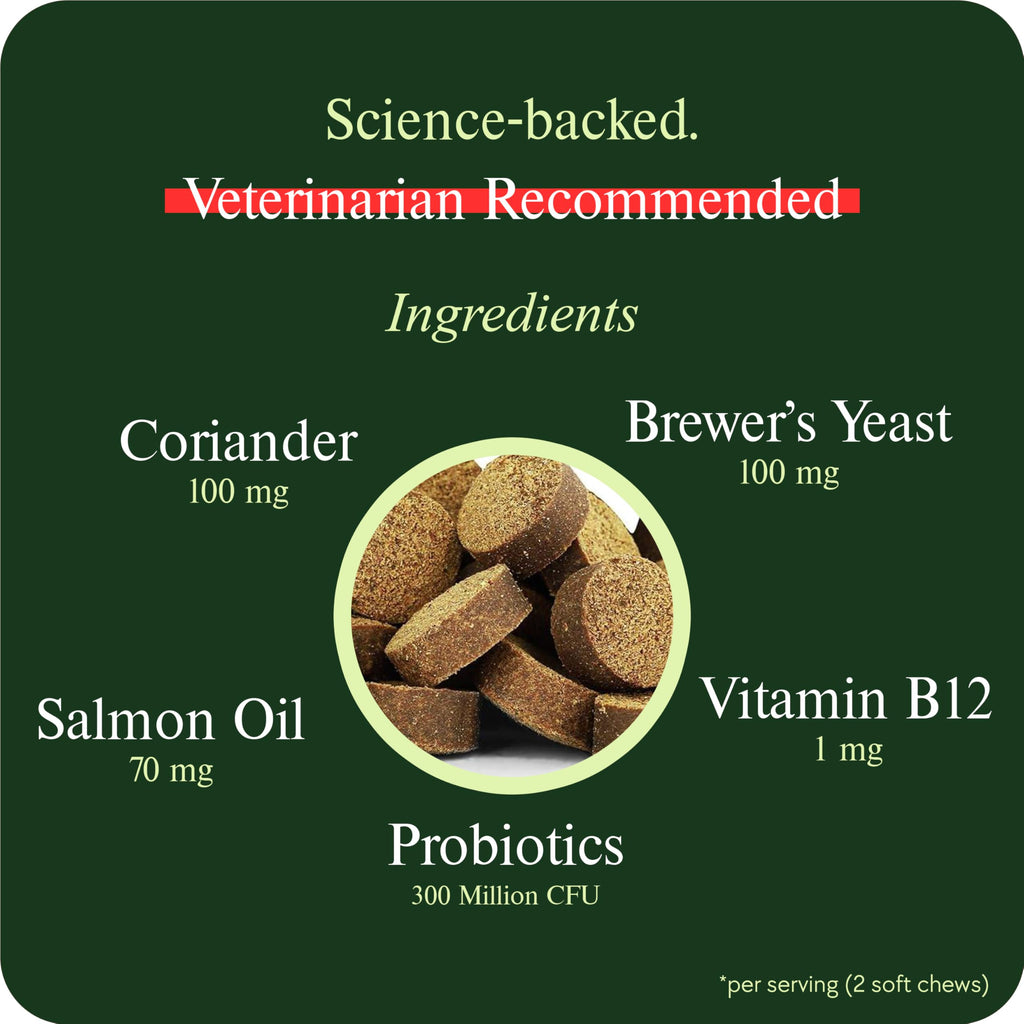 Chewable Flea and Tick Prevention for Dogs 120 Chews Beef C33813