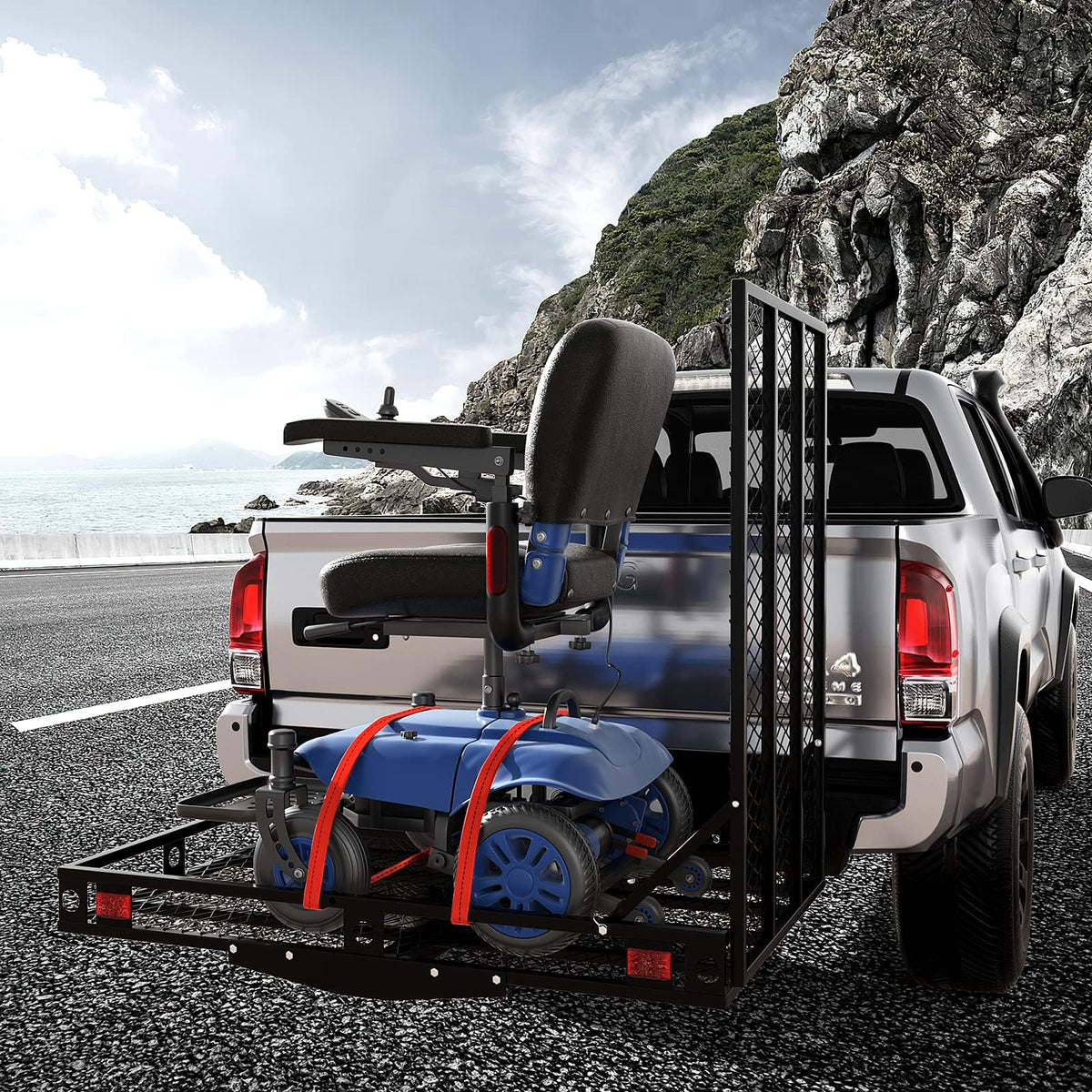 Hitch Cargo Carrier with Ramp R225402