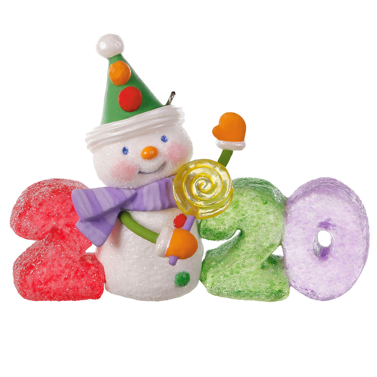 Plastic Christmas Ornament 2020 Year-Dated B14663