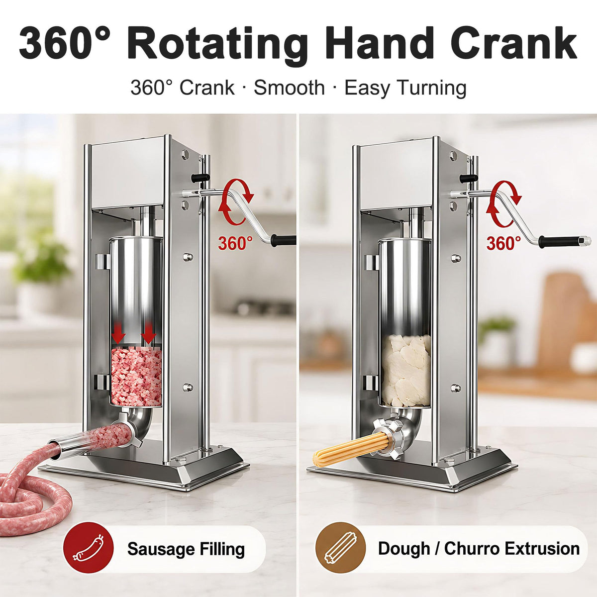 Sausage Stuffer and Churro Machine Combo F73148