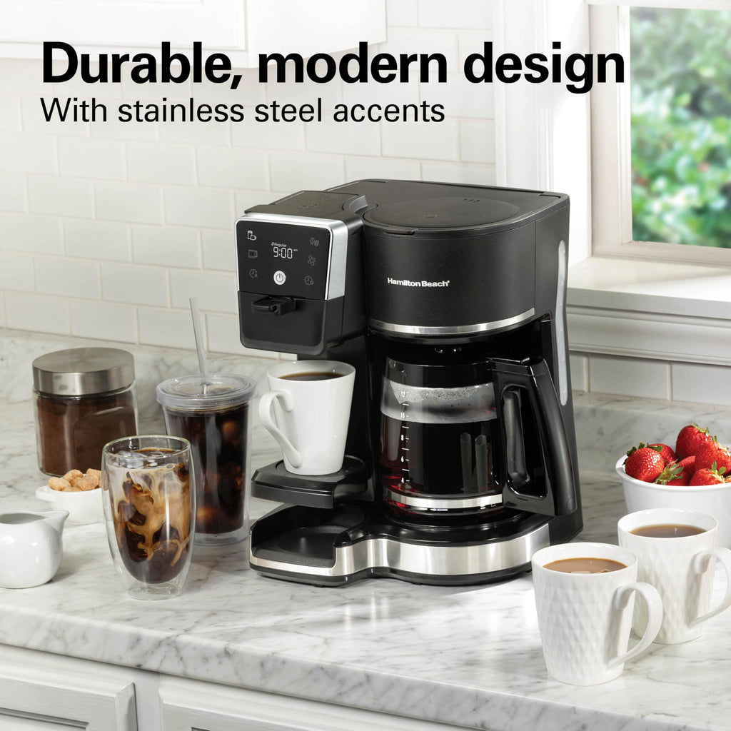 2-Way Drip Coffee Maker & Single Serve Coffee Machine T61611