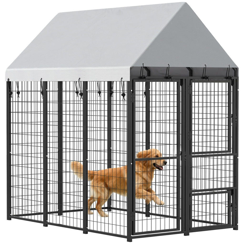 Large Dog Kennel Outdoor with Roof R1302