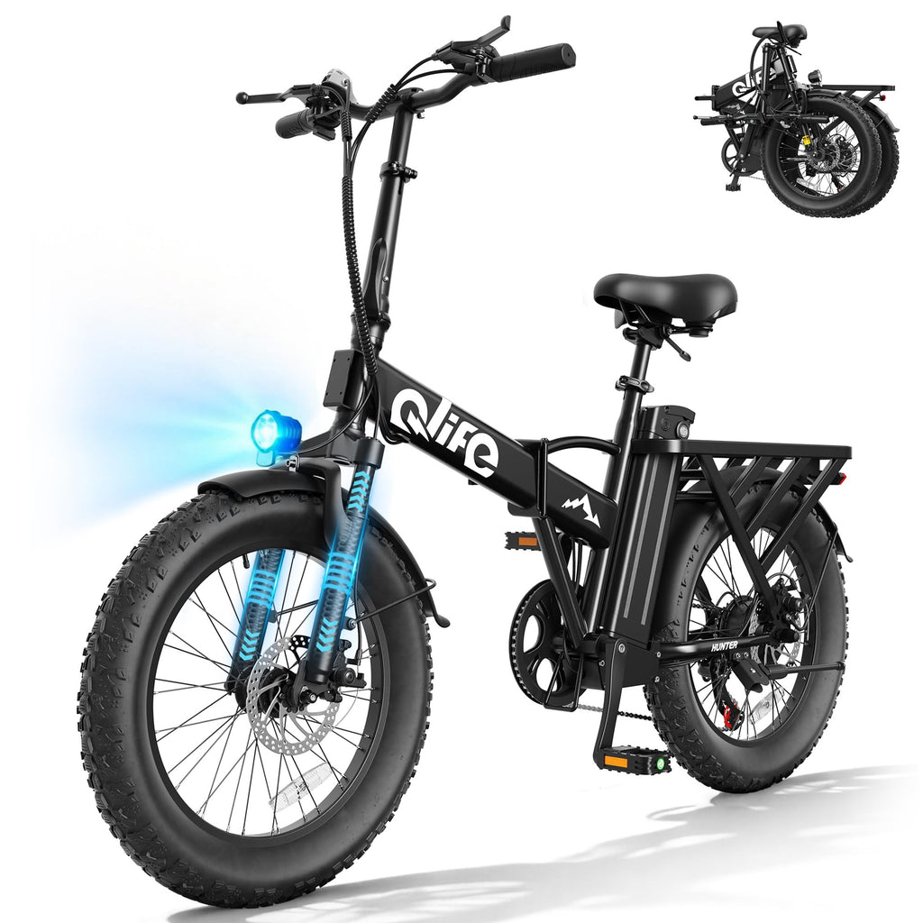 Foldable Electric Bike with 20" Fat Tires P18790