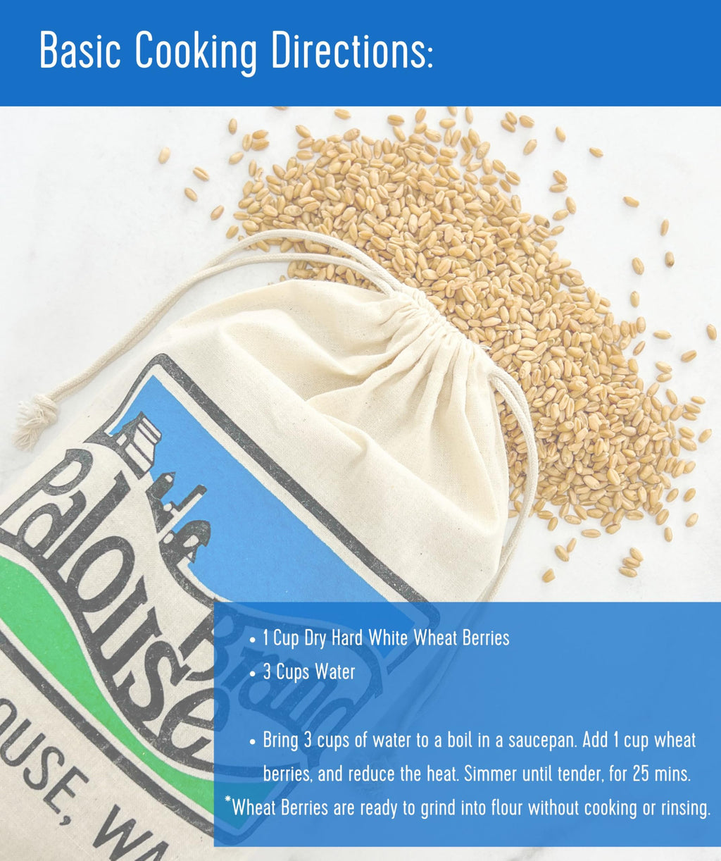 Hard White Wheat Berries 25 lbs O6562