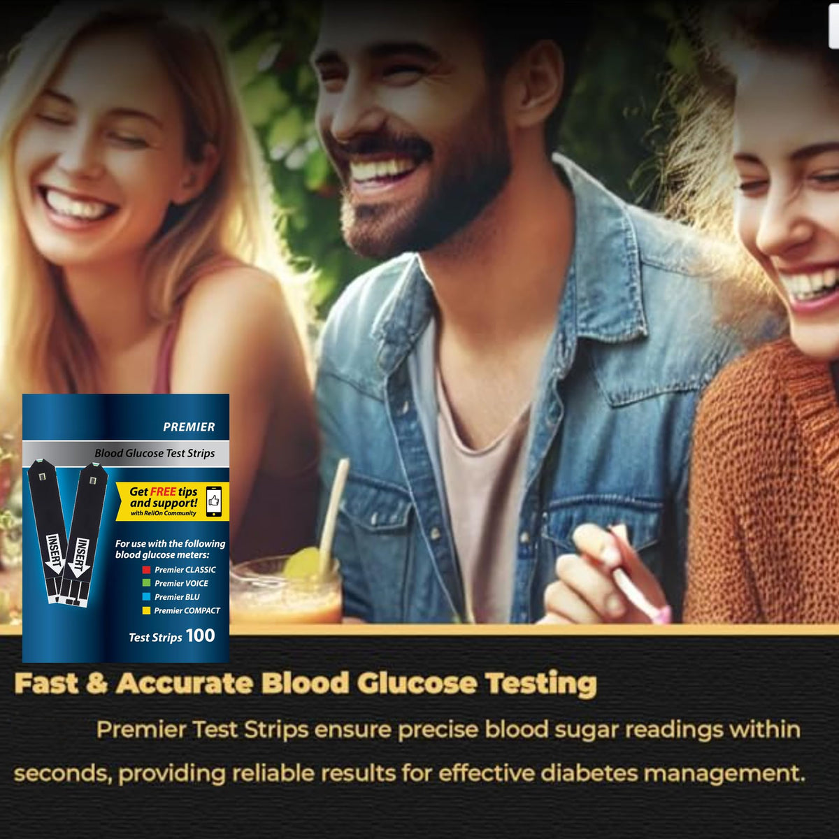 Blood Glucose Test Strips 100 ct K86670