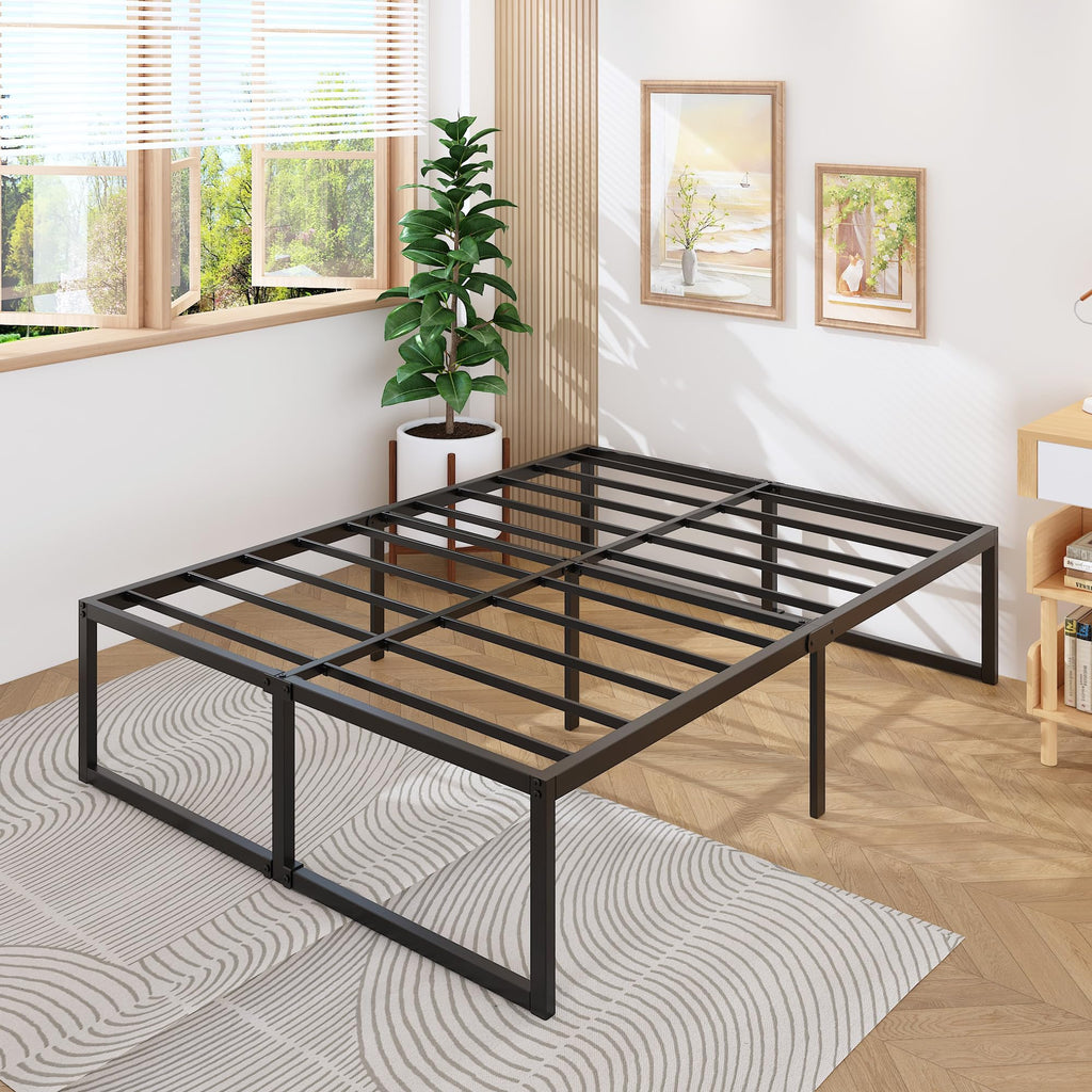 Queen Bed Frame 18 Inch with Steel Slat Support G667